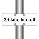 Grillage interdit