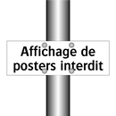 Affichage de posters interdit
