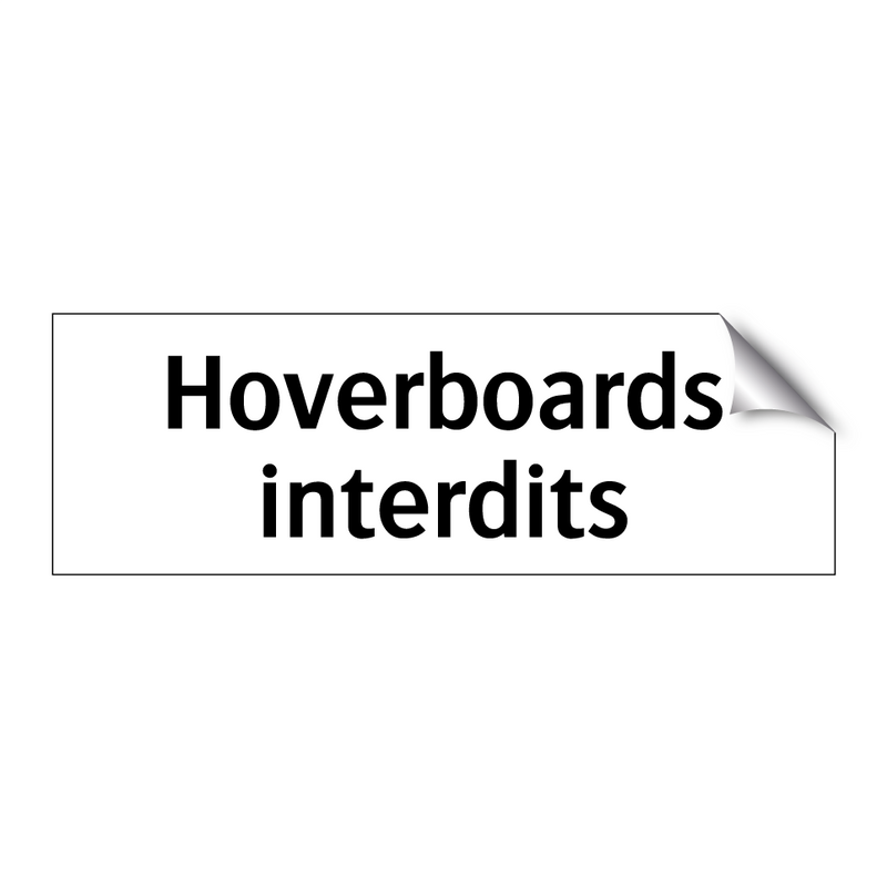 Hoverboards interdits