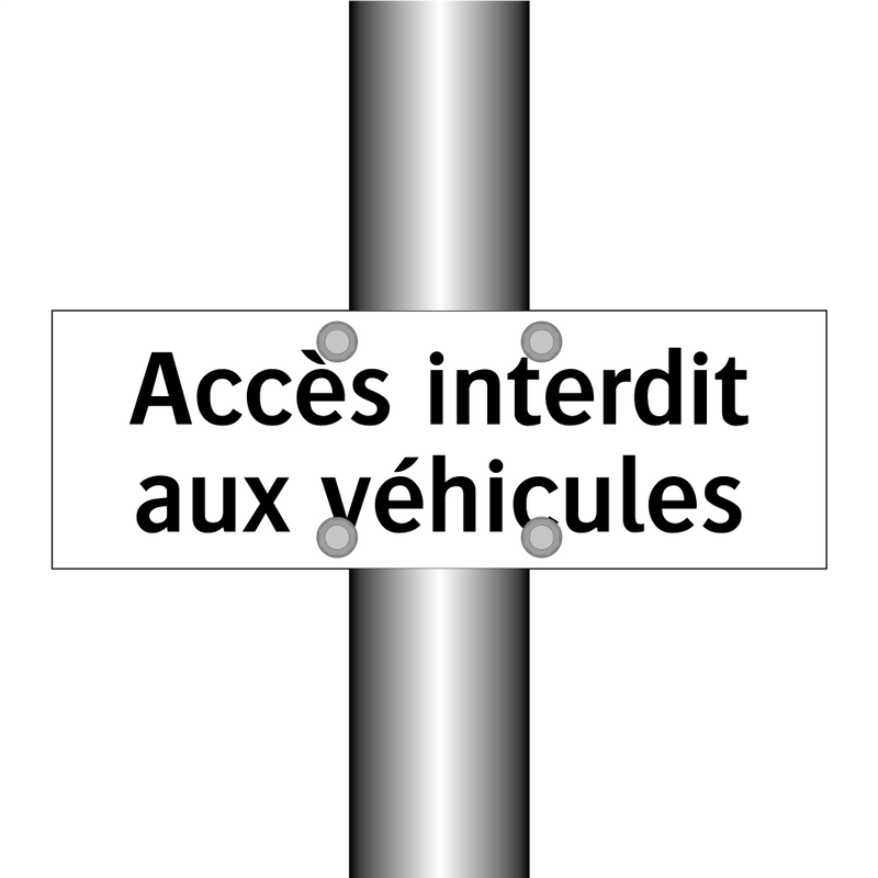 Accès interdit aux véhicules