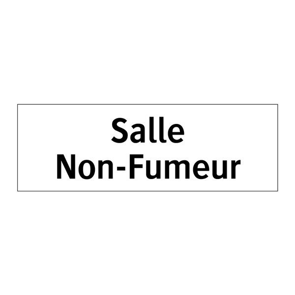 Salle Non-Fumeur