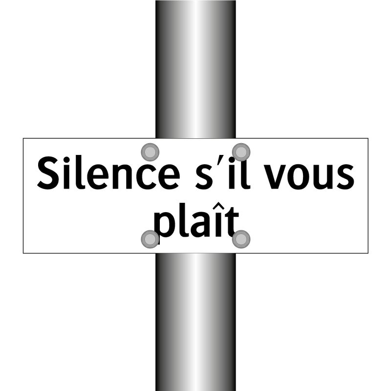 Silence s'il vous plaît