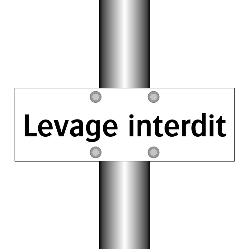 Levage interdit