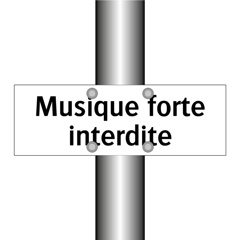 Musique forte interdite