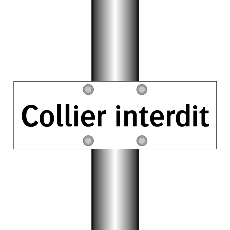 Collier interdit