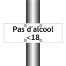 Pas d'alcool <18
