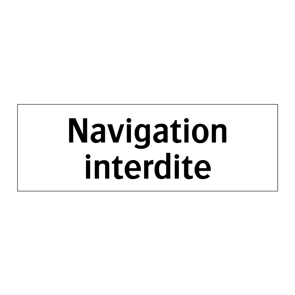 Navigation interdite
