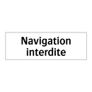 Navigation interdite