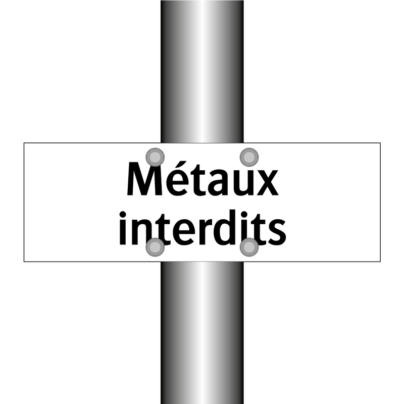 Métaux interdits