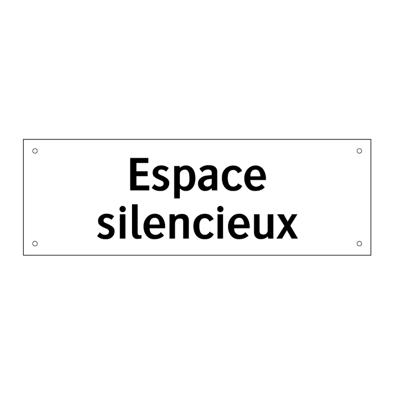 Espace silencieux