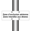 Zone d'exclusion aérienne Zone interdite aux drones