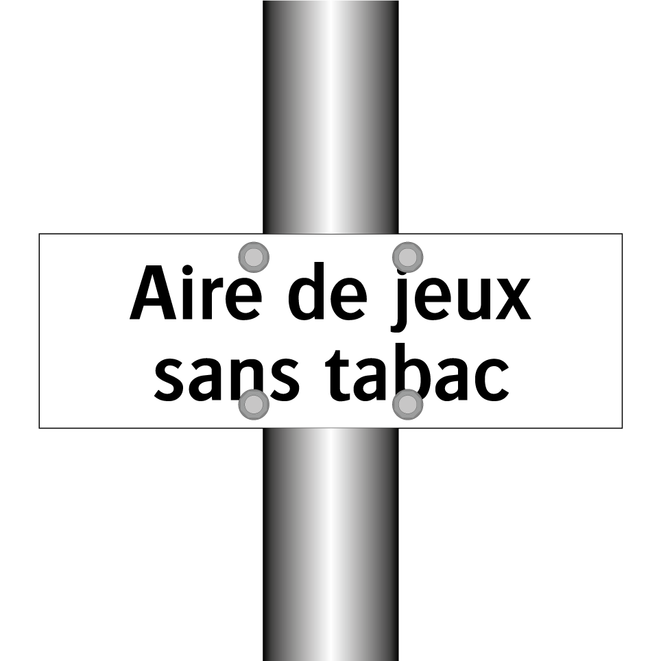 Aire de jeux sans tabac