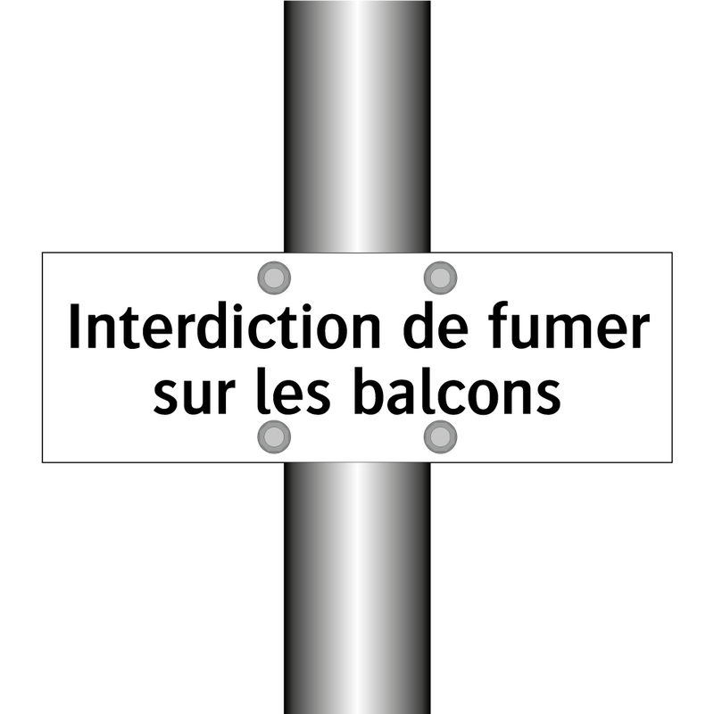 Interdiction de fumer sur les balcons