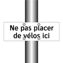 Ne pas placer de vélos ici