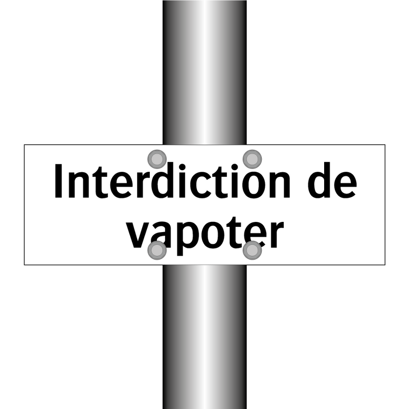 Interdiction de vapoter