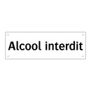 Alcool interdit
