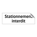 Stationnement interdit