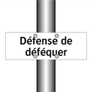 Défense de déféquer