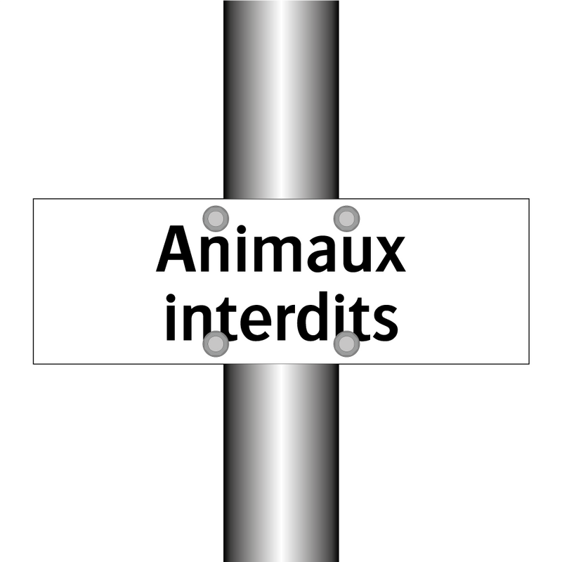 Animaux interdits