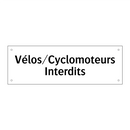 Vélos/Cyclomoteurs Interdits