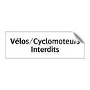 Vélos/Cyclomoteurs Interdits