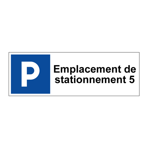 Emplacement de stationnement 5