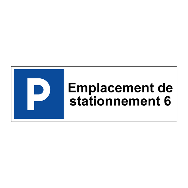 Emplacement de stationnement 6