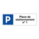 Place de stationnement n° 1