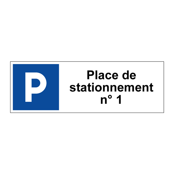 Place de stationnement n° 1
