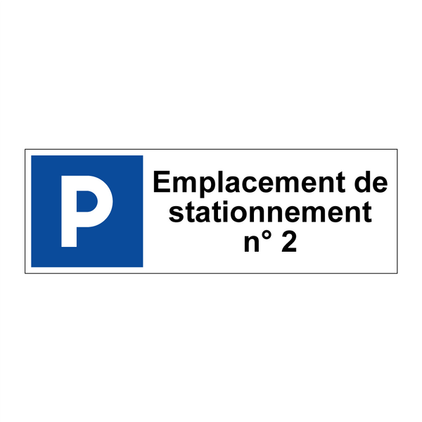 Emplacement de stationnement n° 2