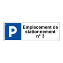 Emplacement de stationnement n° 3