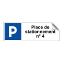 Place de stationnement n° 4