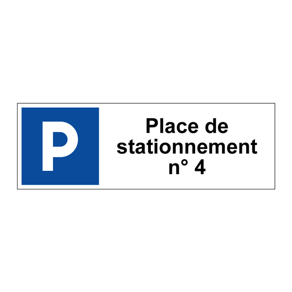 Place de stationnement n° 4