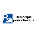 Remorque pour chevaux