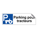 Parking pour tracteurs