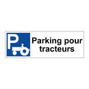 Parking pour tracteurs