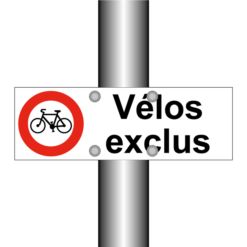 Vélos exclus