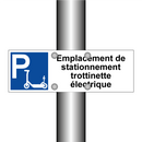 Emplacement de stationnement trottinette électrique