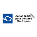Stationnement pour voitures électriques