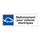 Stationnement pour voitures électriques