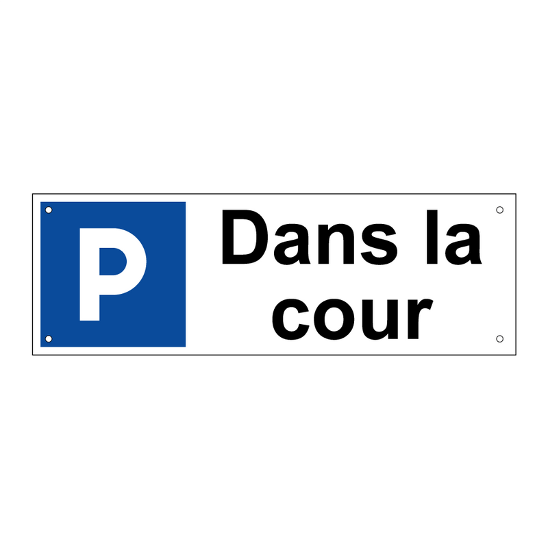 Dans la cour