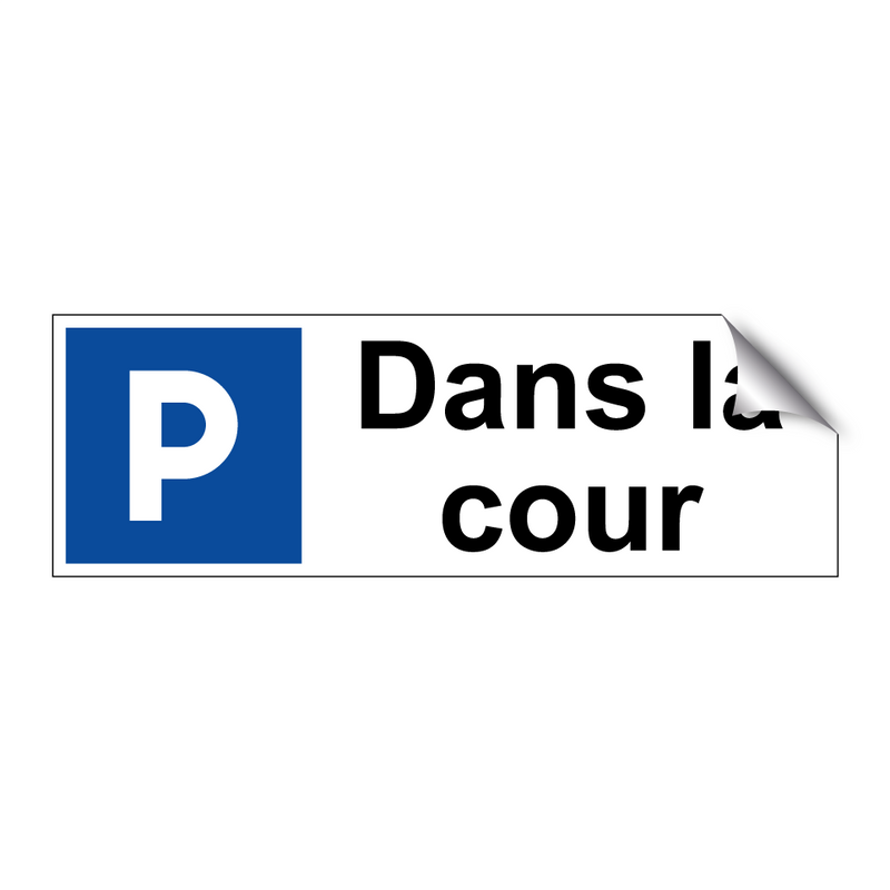 Dans la cour