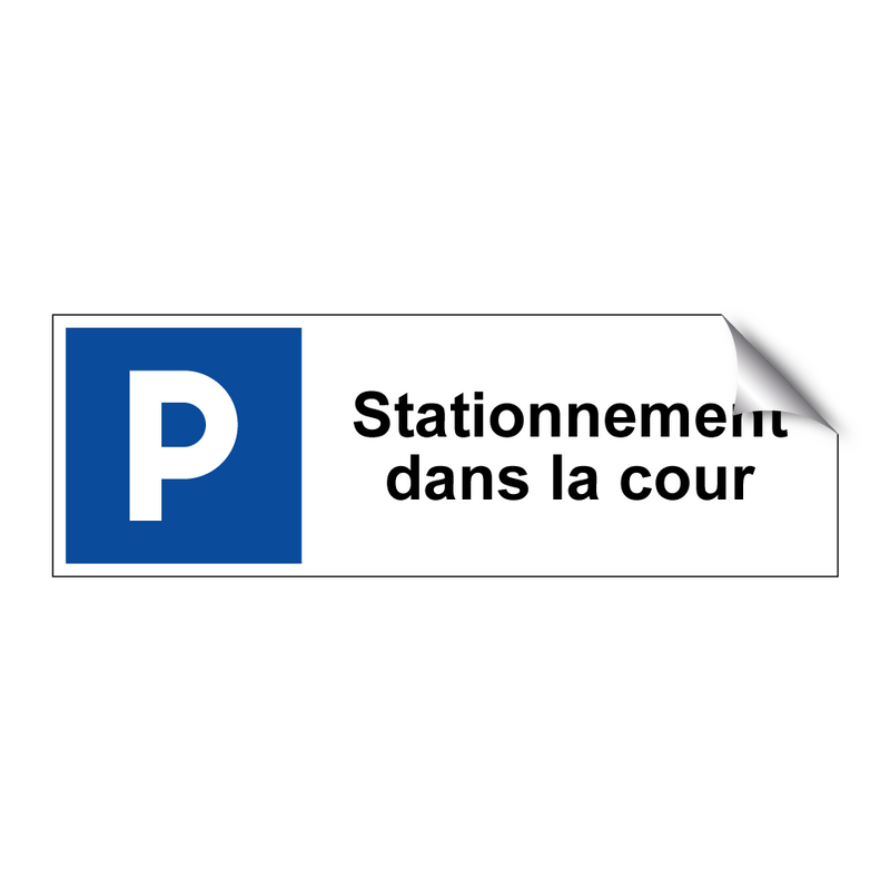 Stationnement dans la cour