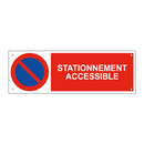 Stationnement accessible