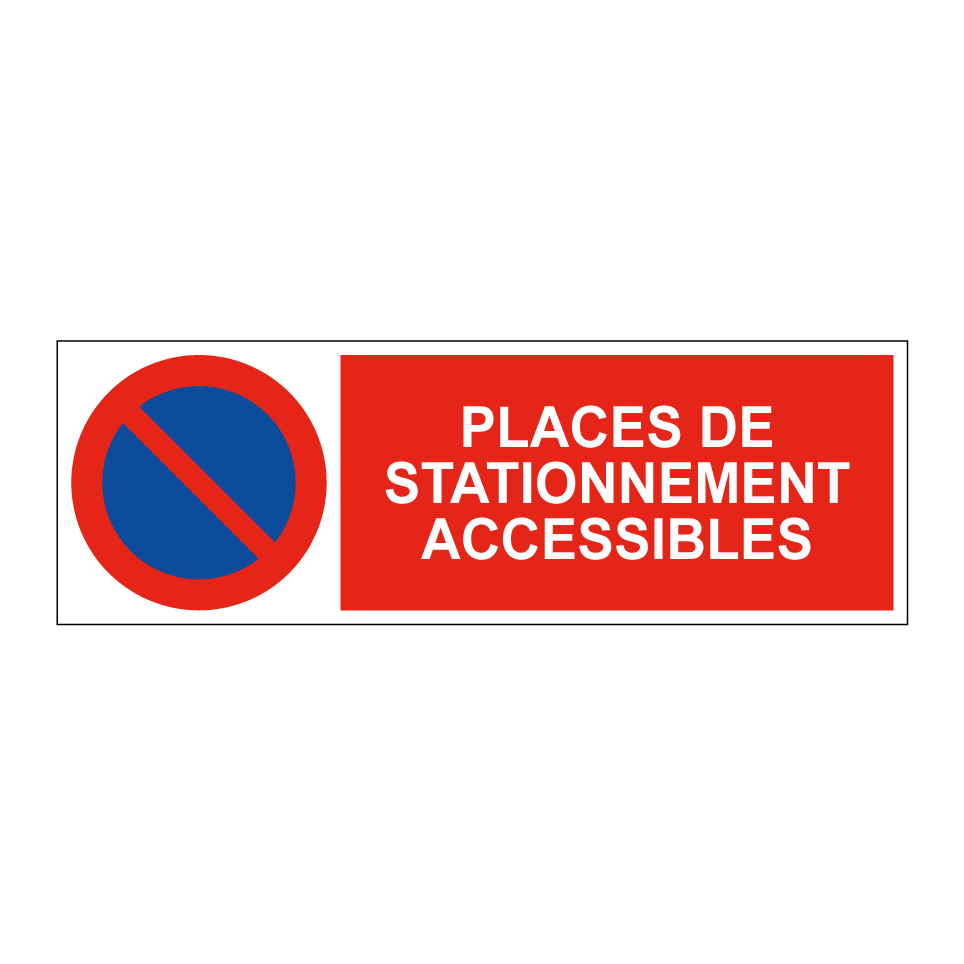 Places de stationnement accessibles