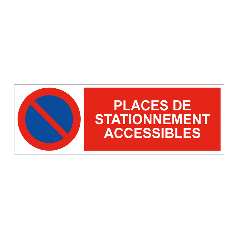 Places de stationnement accessibles