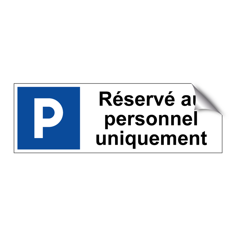 Réservé au personnel uniquement