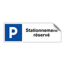 Stationnement réservé