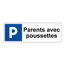 Parents avec poussettes