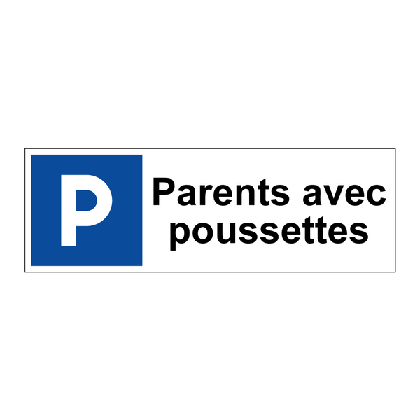 Parents avec poussettes